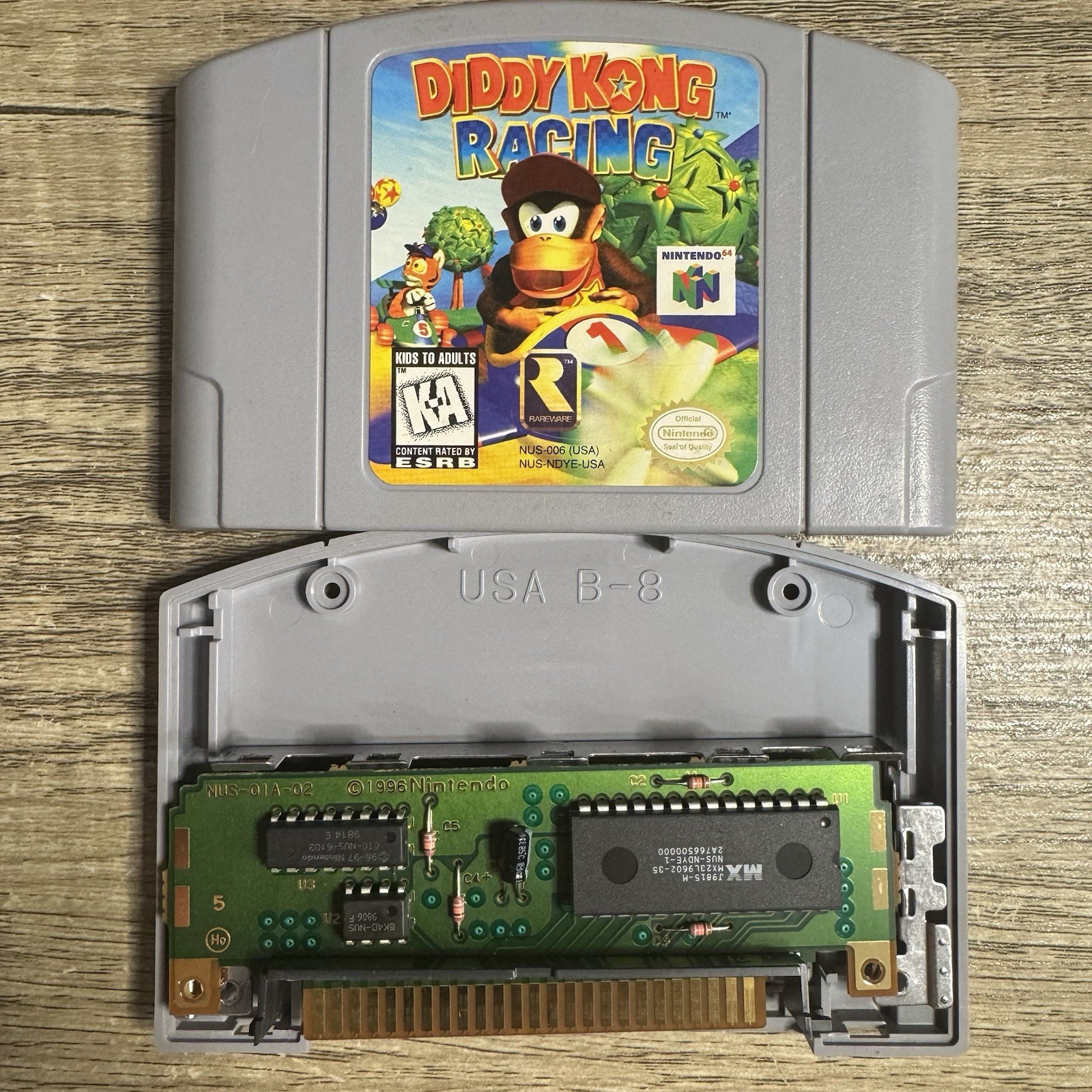 Diddy Kong Racing N64 (Nintendo 64, 1997) Authentic, Serviced, Tested & Working!