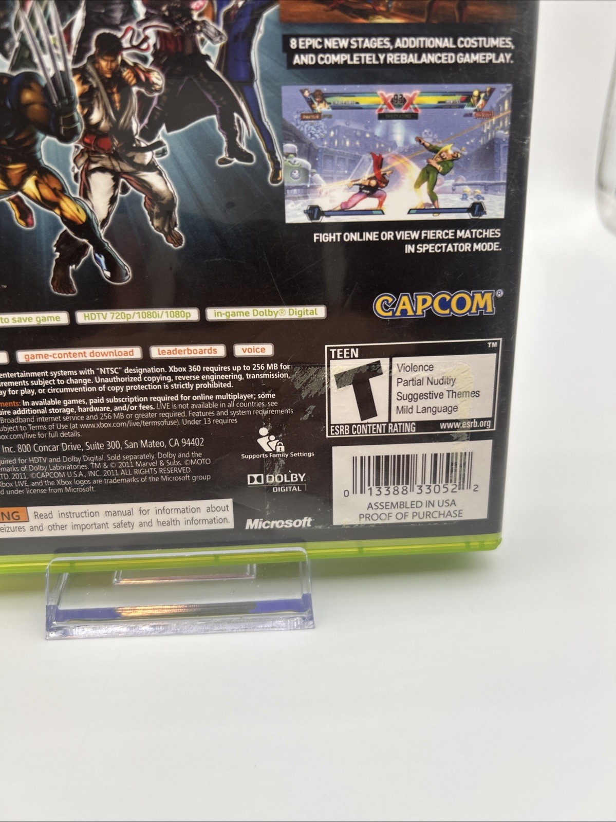 Ultimate Marvel Vs Capcom 3 (Xbox 360) CIB COMPLETE Tested Fast Shipping