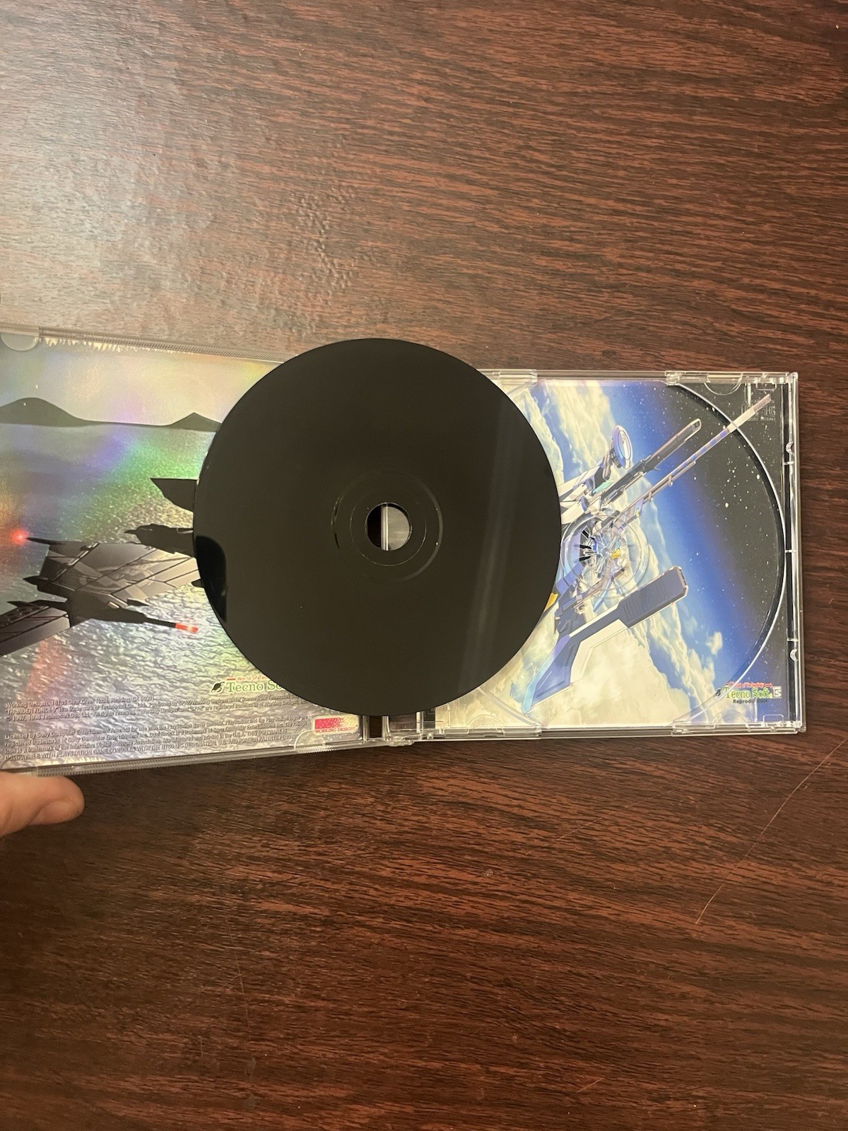 Thunder Force V: Perfect System PlayStation 1- Reprint Art Working Fast Ship