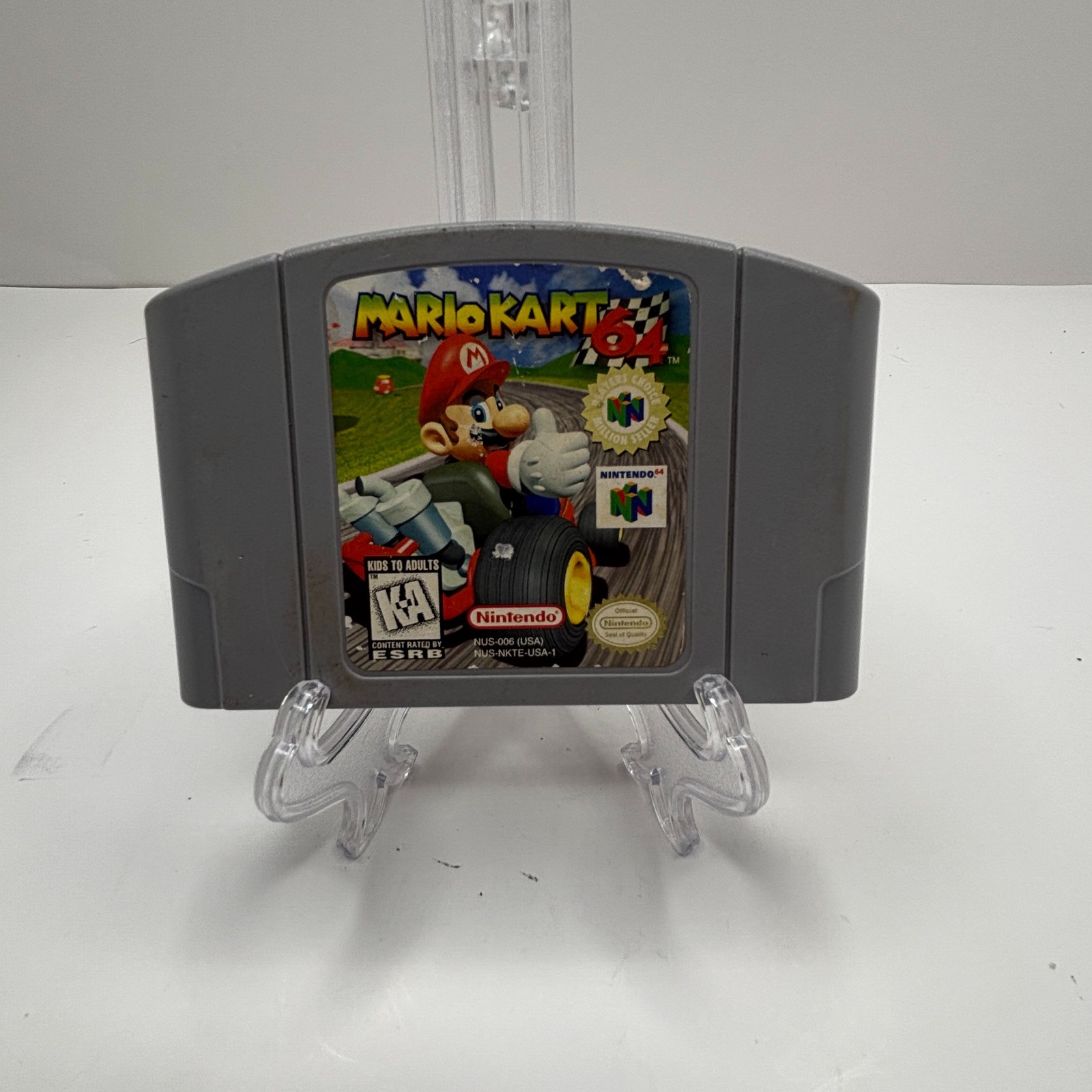 Mario Kart 64 N64 (Nintendo 64, 1997) Game Pak NUS-006 USA Cartridge Only