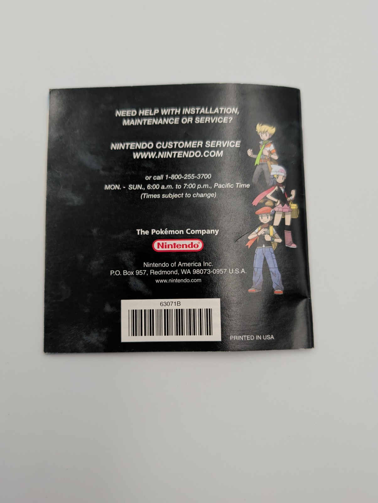 Pokémon: Diamond Version (DS, 2007) MANUAL ONLY