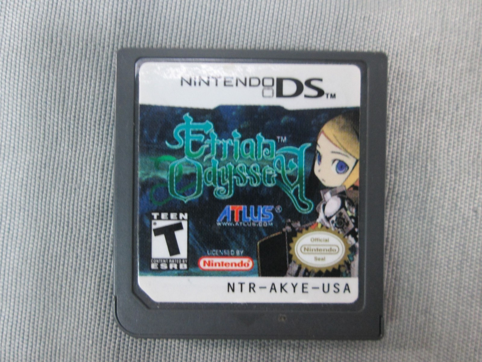 Nintendo DS ETRIAN ODYSSEY III Video Game cart only TESTED