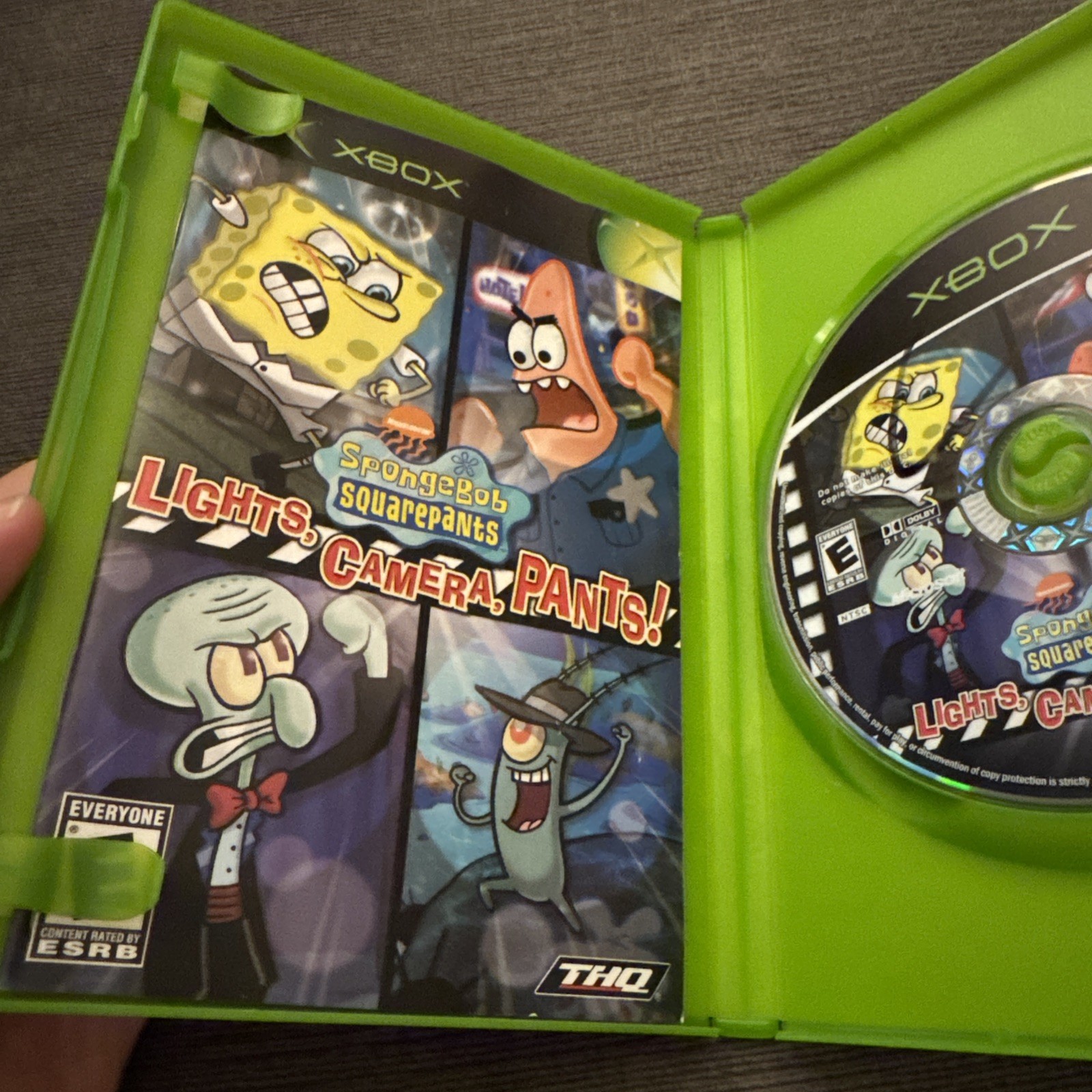 SpongeBob SquarePants: Lights, Camera, Pants (Xbox, 2005) CIB Complete w/ Manual