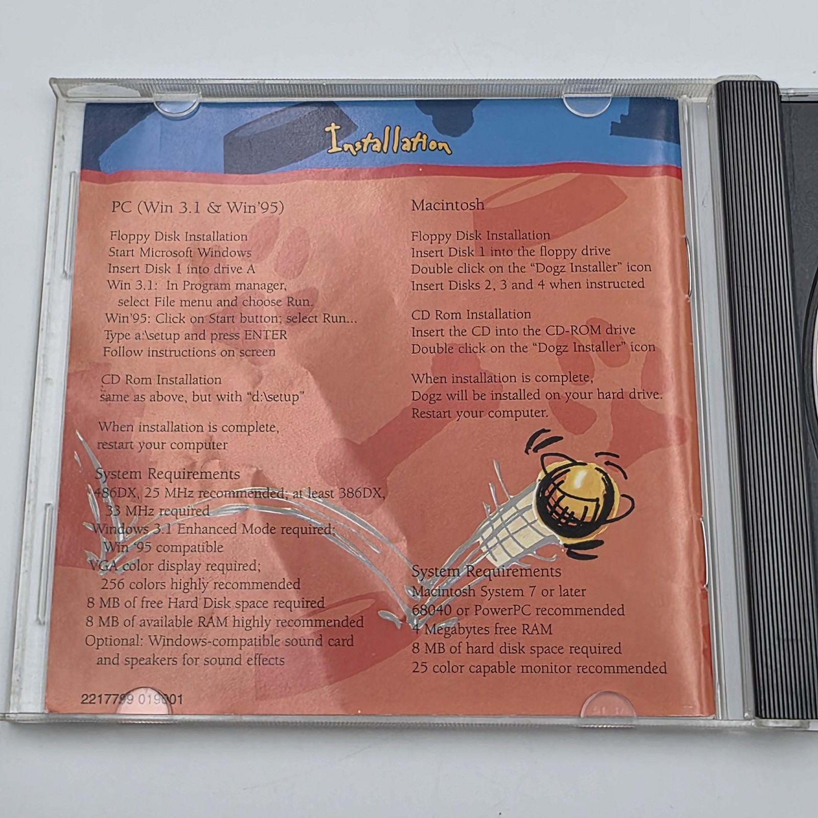 Dogz PC/Mac CD-ROM PF.Magic Virtual Pet Simulation 1995 E-Everyone Region Free