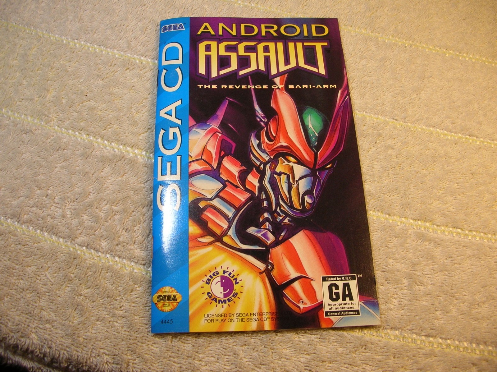 android assault sega cd cib