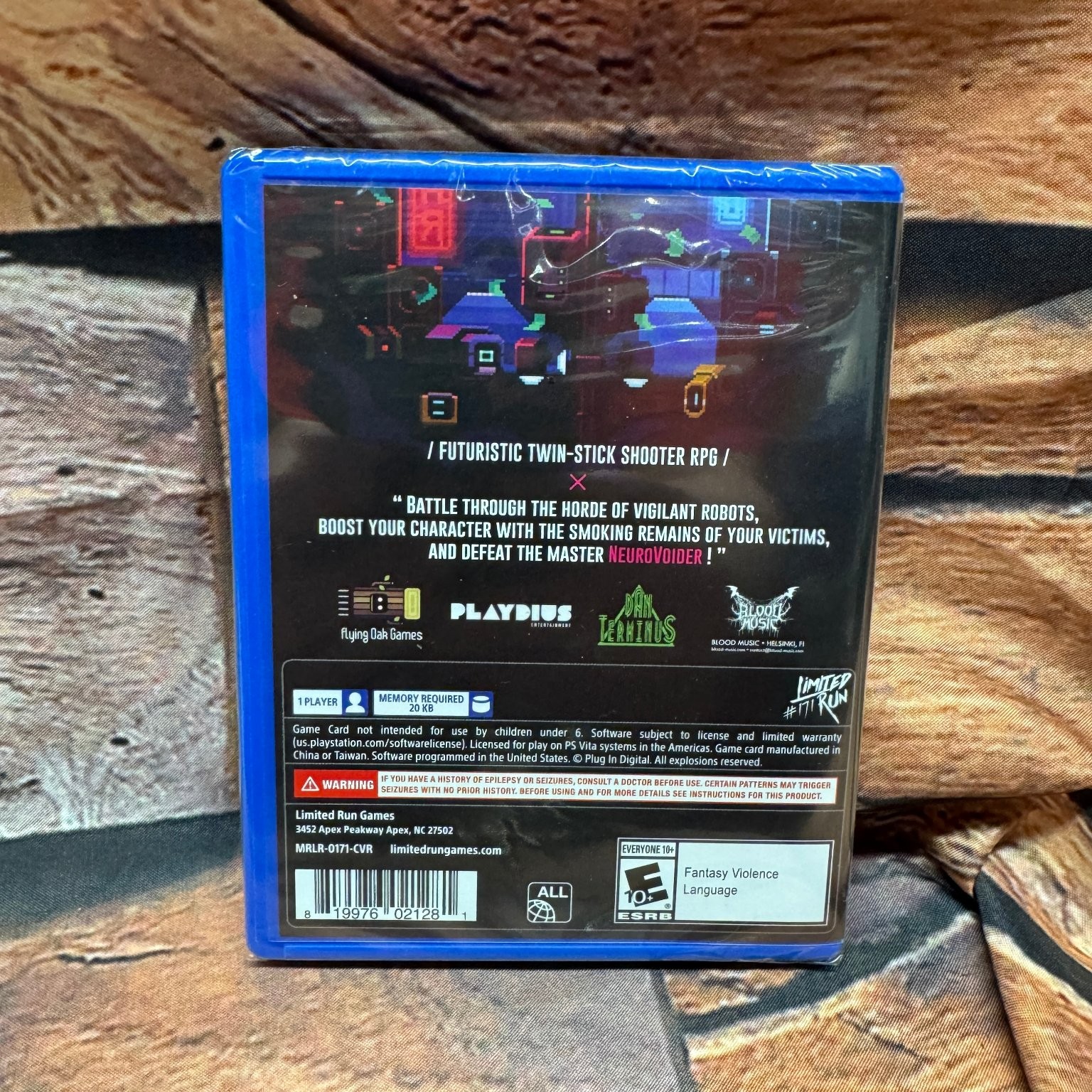 NeuroVoider Limited Edition PSVITA Video Game Twin-Stick Shooter RPG