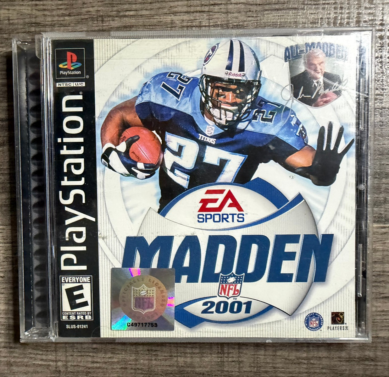 Madden NFL 2001 – Sony Playstation 1 PS1 – EA Sports – Acceptable Condition