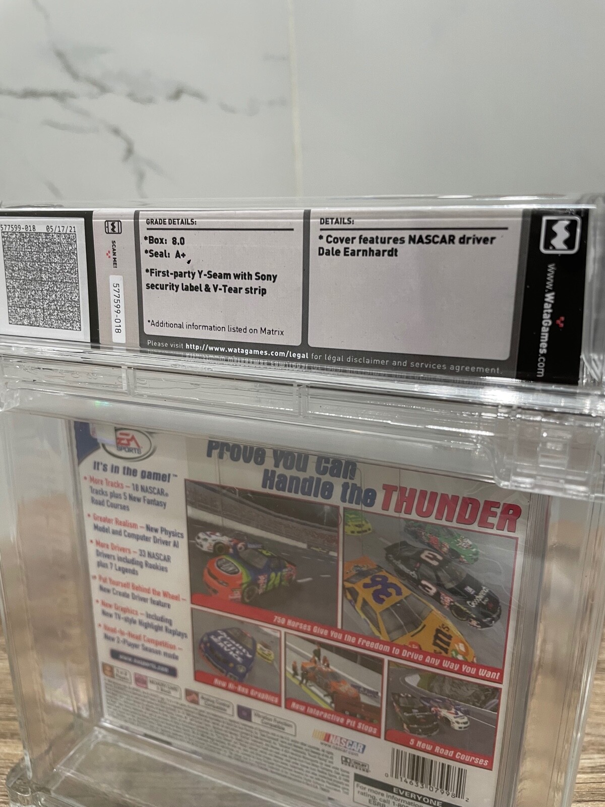 NASCAR 2000 Sony Playstation Factory Sealed Video Game Wata 8.0 Graded EA Sports