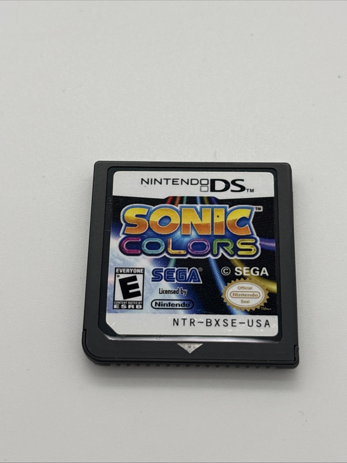 Sonic Colors (Nintendo DS, 2010) Tested Works Authentic CARTRIDGE ONLY