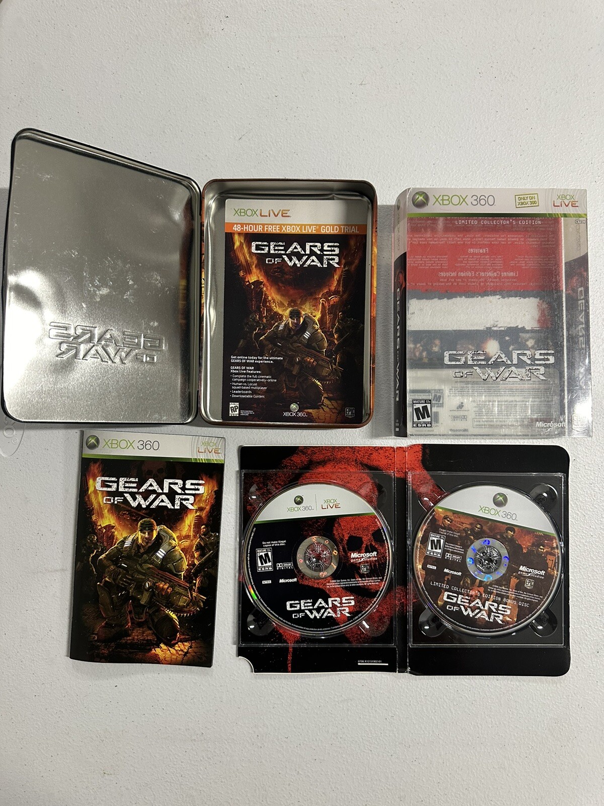 Gears of War — Limited Collector’s Edition (Microsoft Xbox 360, 2006)