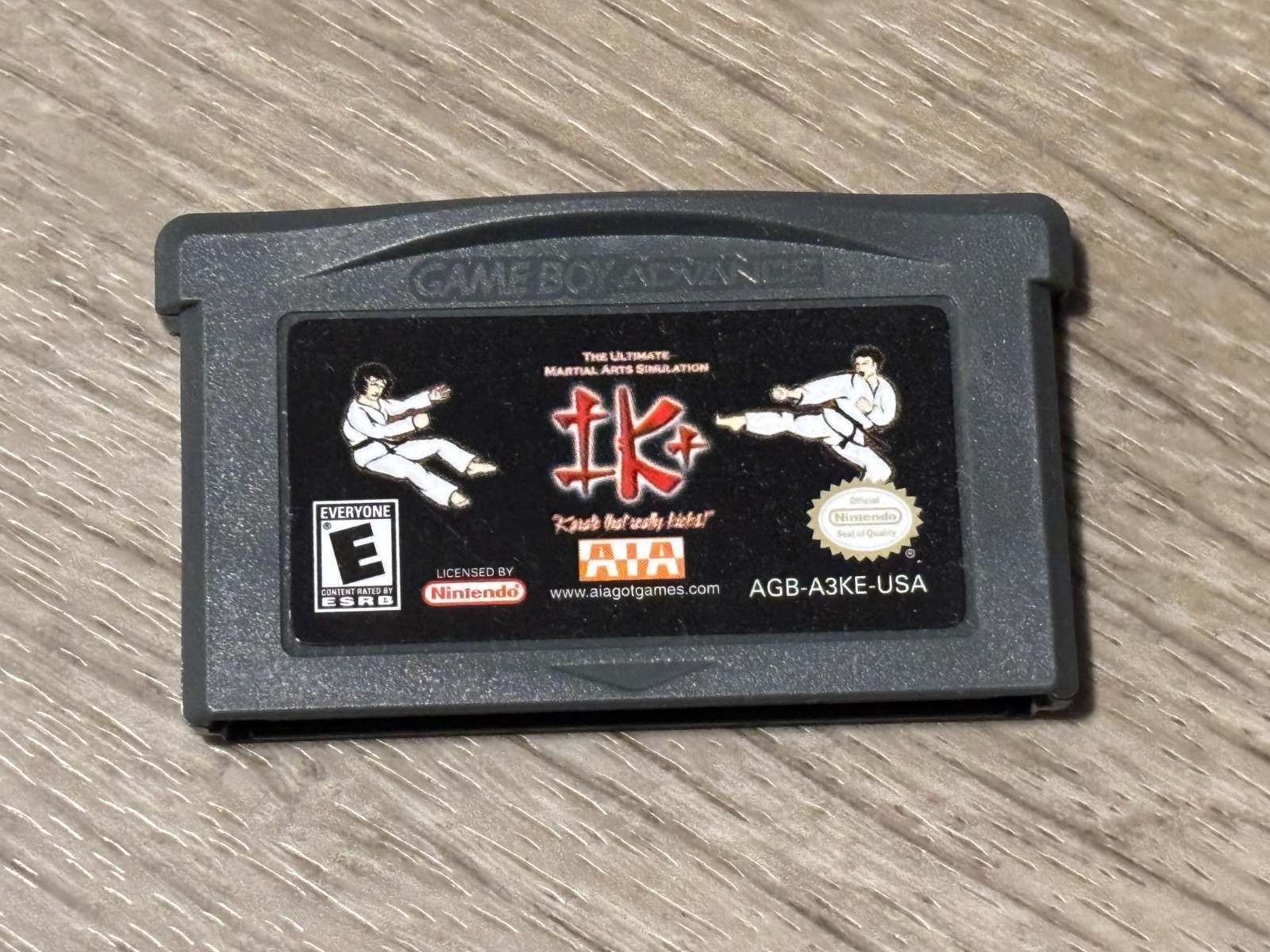 IK+ Martial Arts Simulation Nintendo Game Boy Advance GBA Tested Authentic
