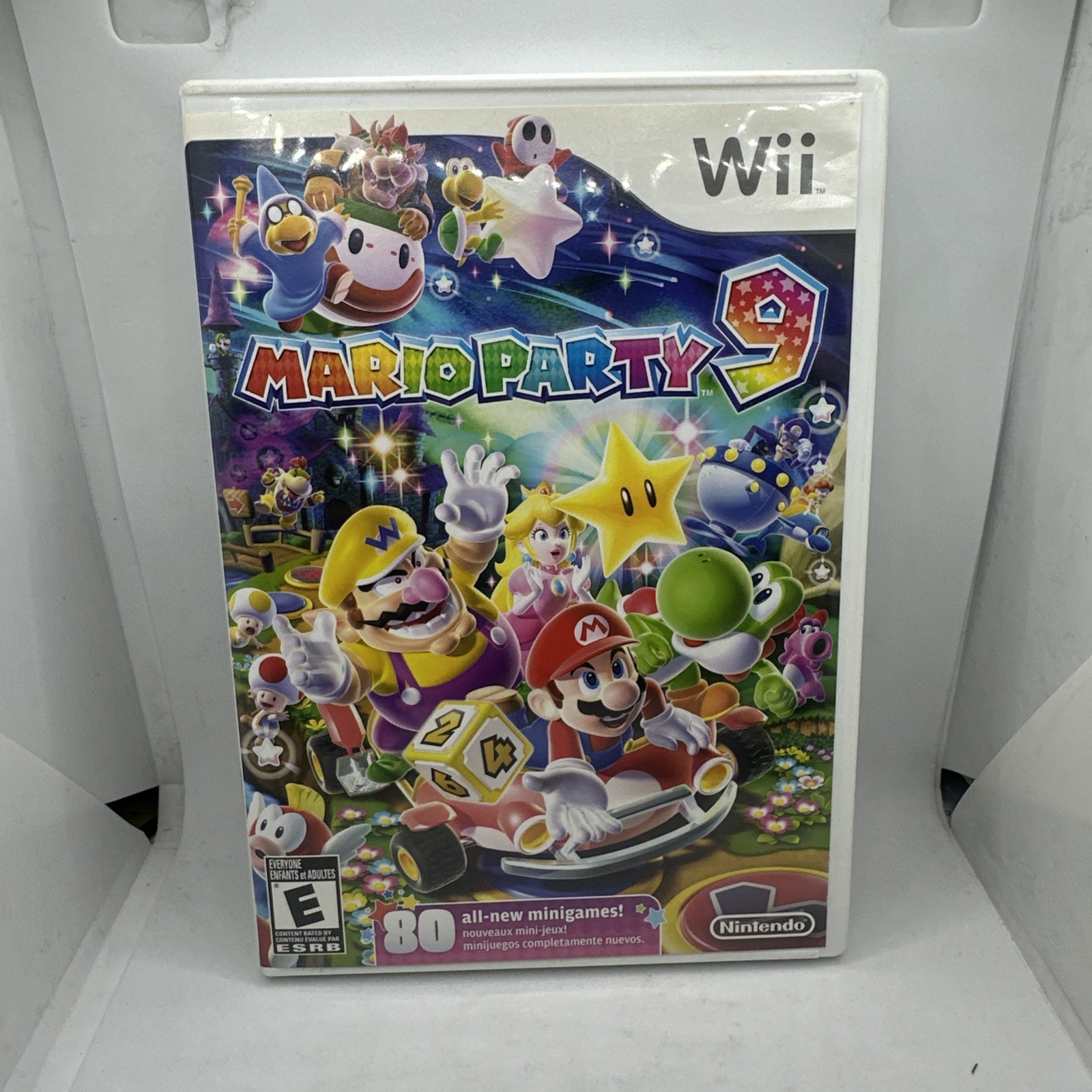 Mario Party 9 (Nintendo Wii, 2012) CIB With Nintendo Club Pin Tested & Working