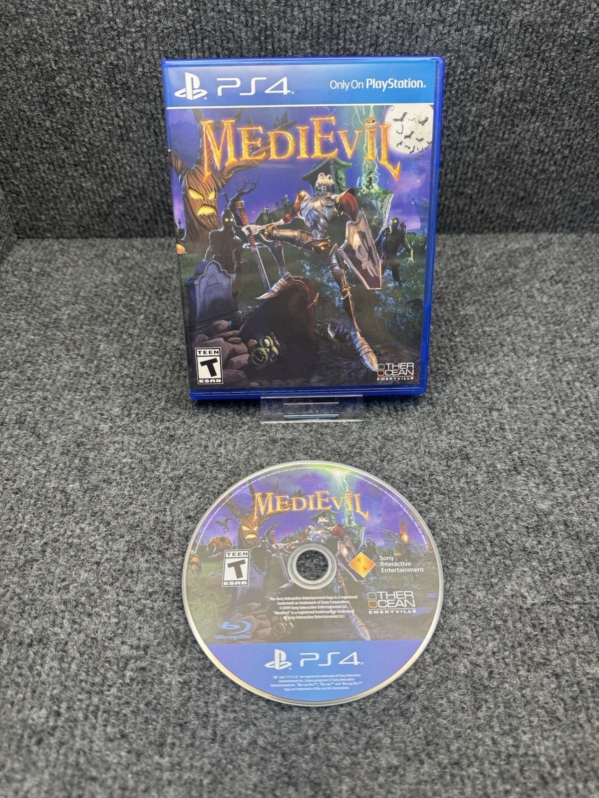 PS4 MediEvil Game Complete CIB Mint Disc 2019 Remake Action Adventure