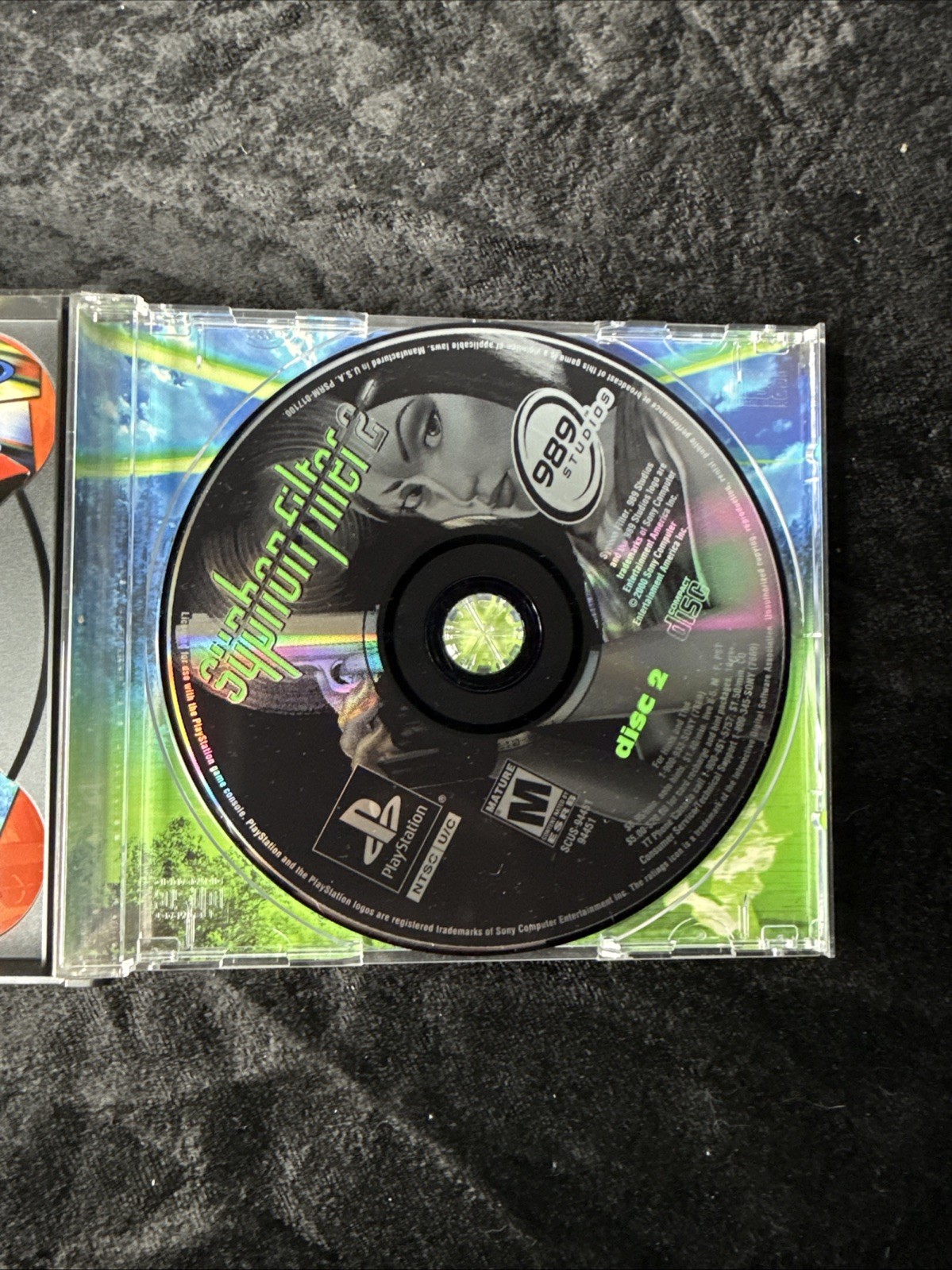 Syphon Filter 1 & 2 PS1 Bundle + Survival Kit Inserts Manual Phone Card