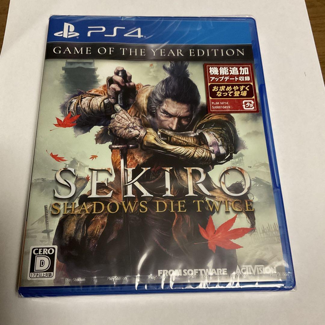 SEKIRO SHADOWS DIE TWICE GAME OF THE YEAR EDITION PS4 Video Game Sealed Unopened