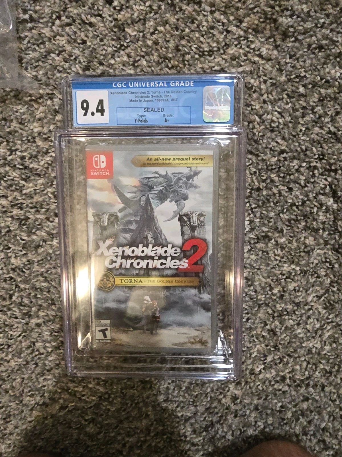 Xenoblade Chronicles 2: Torna Switch FIRST PRINT CGC 9.4 A+ Not VGA/PSA/Wata