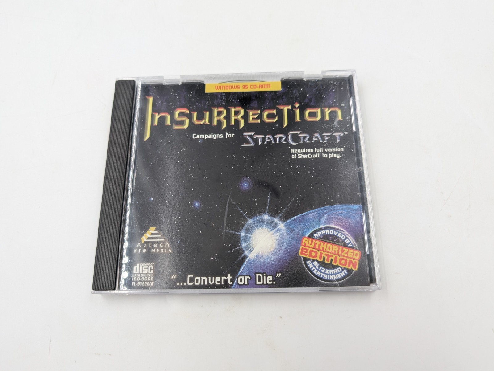 Insurrection Campaigns for StarCraft PC CD Game Aztech New Media (260153)