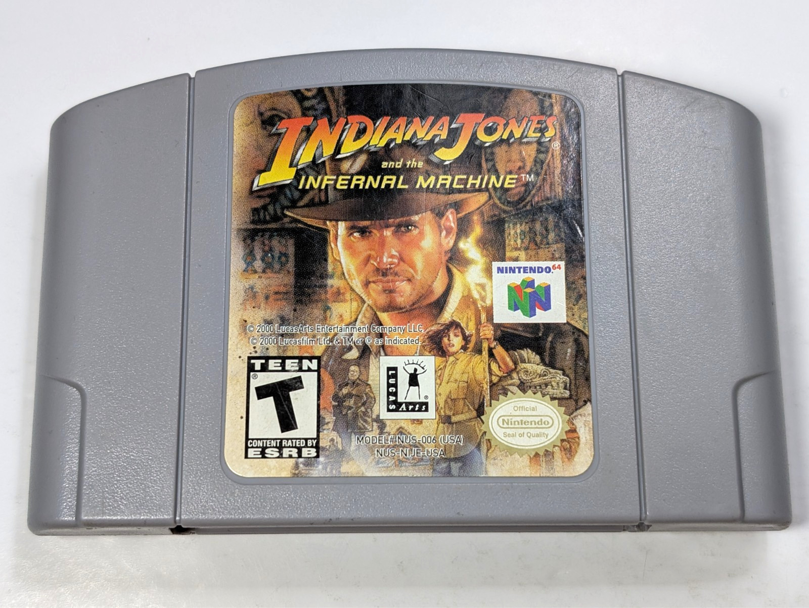 Indiana Jones and the Infernal Machine Nintendo 64 N64 authentic