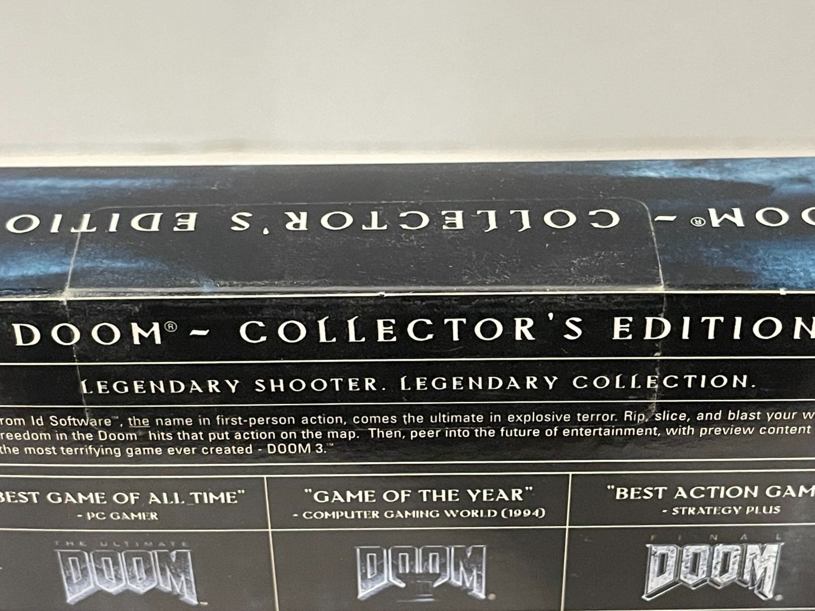 Doom: Collector’s Edition (PC) Ultimate Doom Trilogy Boxed ID NTSC New Sealed