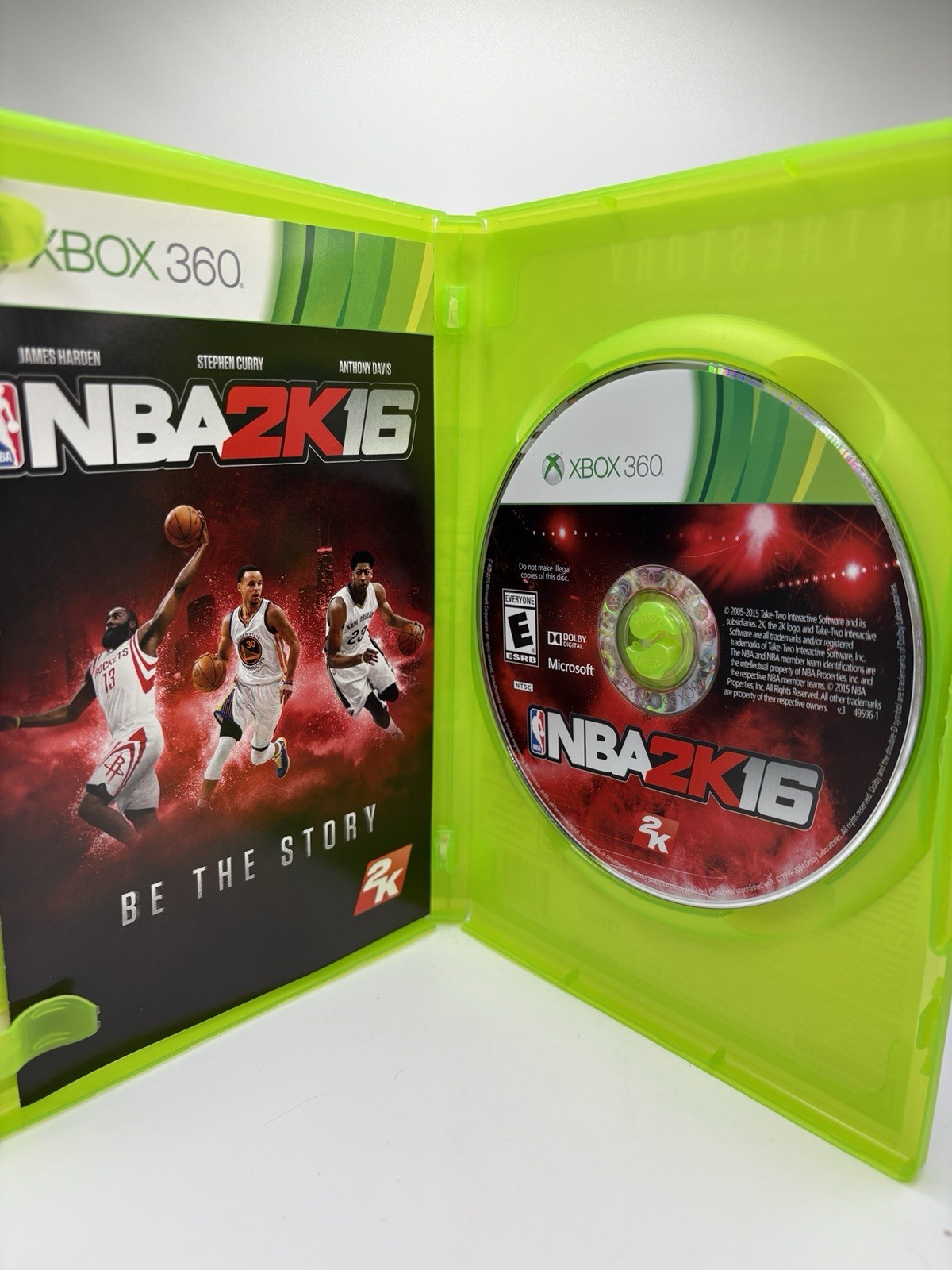 NBA 2K16 Microsoft Xbox 360 Complete w/ Manual CIB