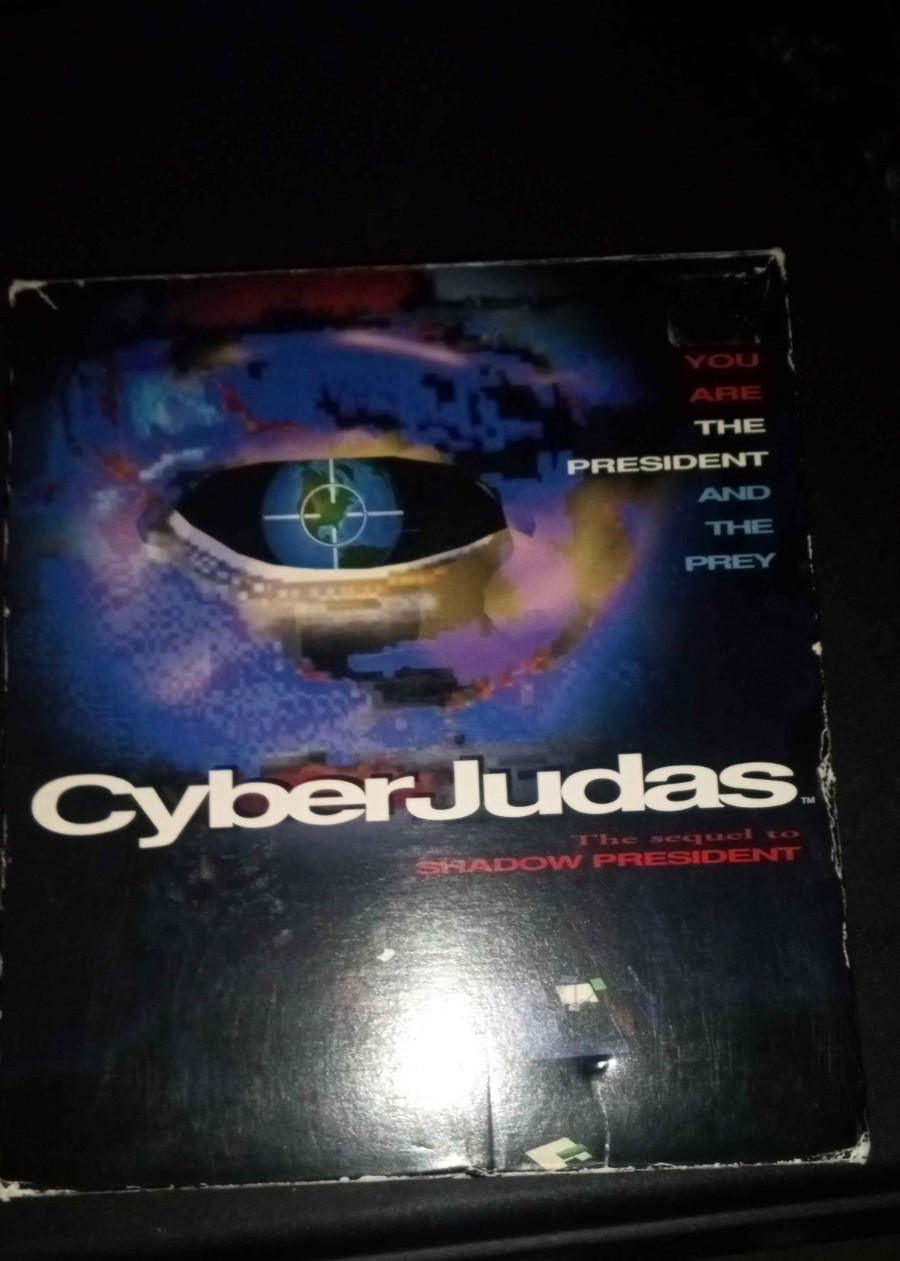 PC DOS CD CyberJudas Big Box Collectors Video Game Vintage Rare