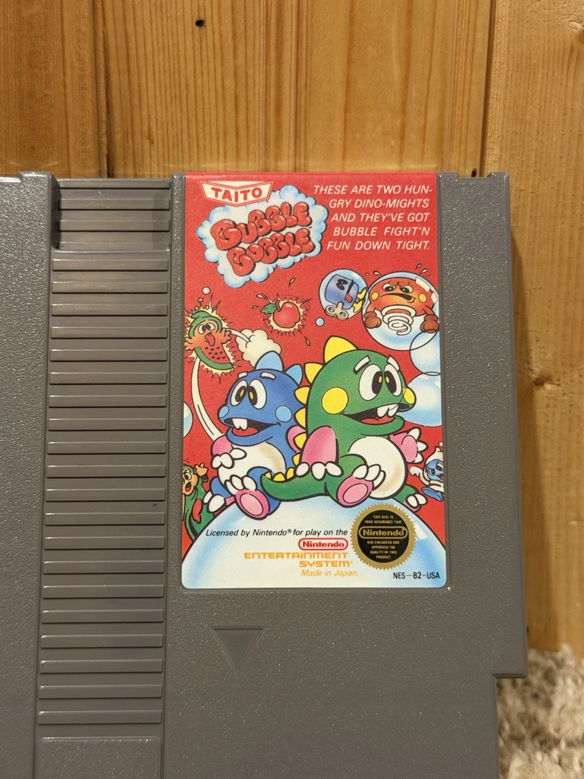 Bubble Bobble NES Nintendo Authentic Working Free Fast Shipping Very Clean