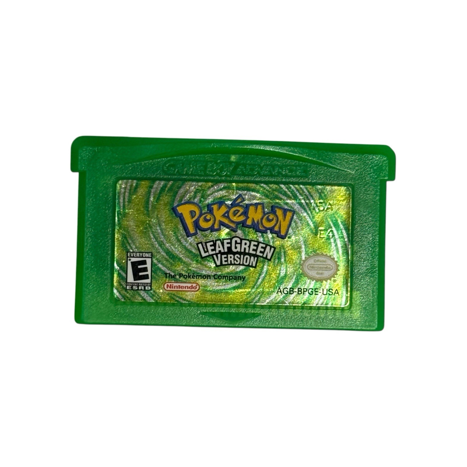 POKEMON LEAF GREEN 2004 Authentic Nintendo Game Boy Advance Tested LeafGreen