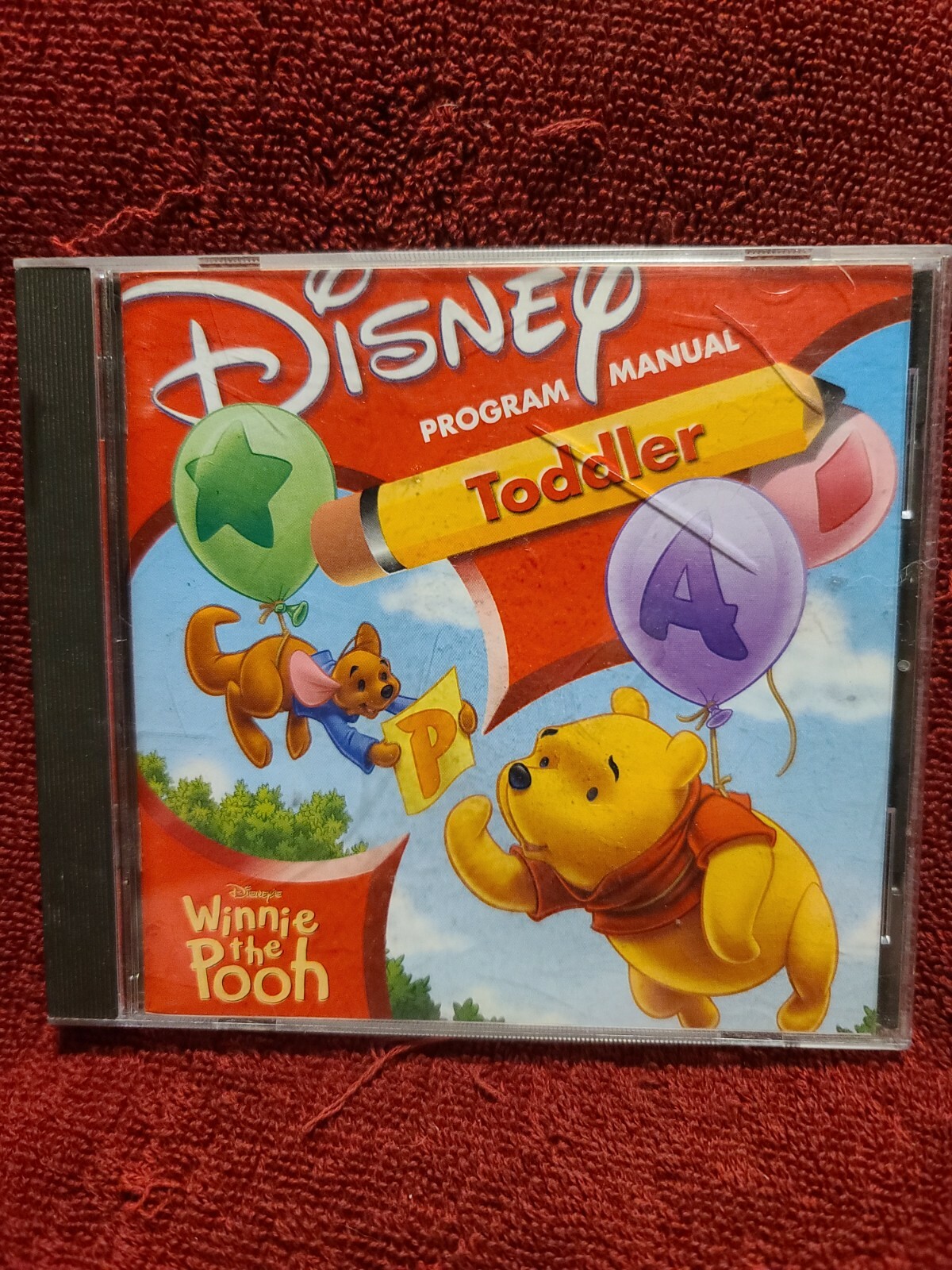 Shelf00N tested VINTAGE PC GAME/SOFTWARE~ Disney program manual toddler