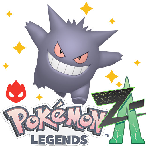 Shiny Alpha Gengar – Pokémon Legends ZA (6IV, EV Trained)