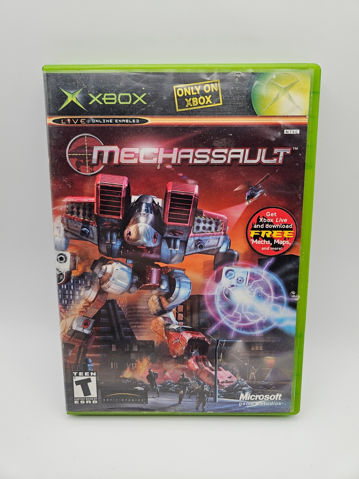 Original Xbox MechAssault CIB Black Label + Manual & Inserts – Tested & Working