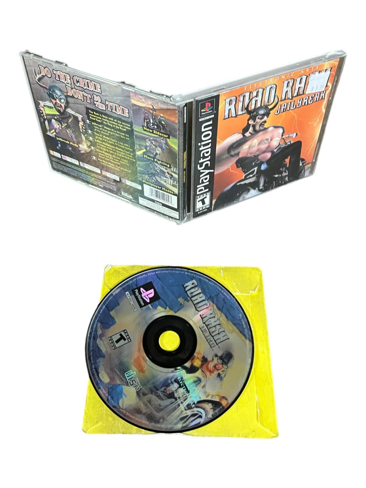 Sony PlayStation 1 PS1 CIB COMPLETE TESTED Road Rash: Jailbreak
