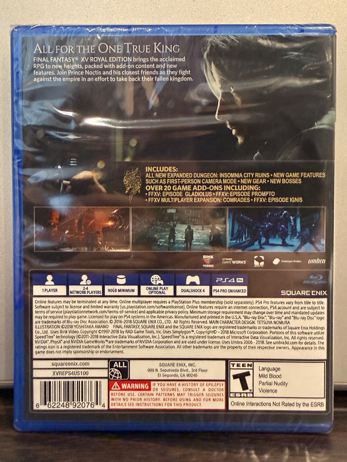 Final Fantasy XV: Royal Edition- *Brand New* Sealed! (Sony PlayStation 4, 2018)