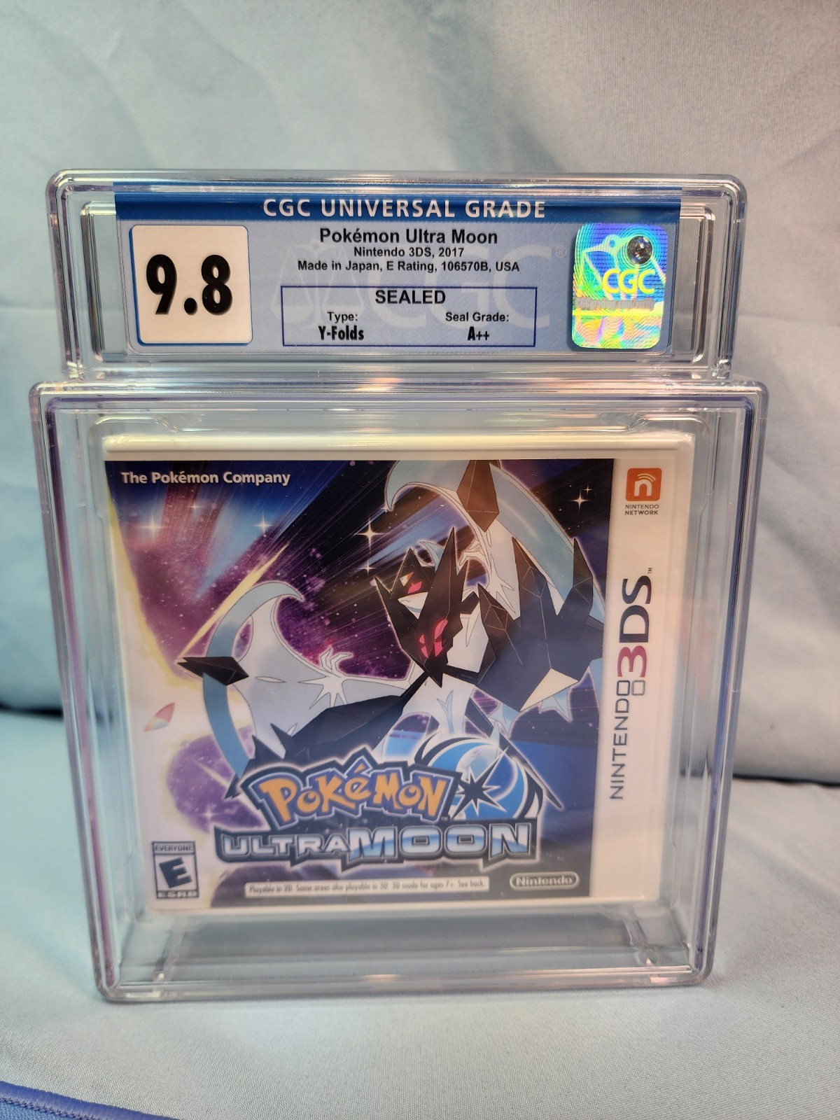 Brand New – Pokemon Ultra Moon – Nintendo 3DS CGC Graded 9.8 A++ Sealed