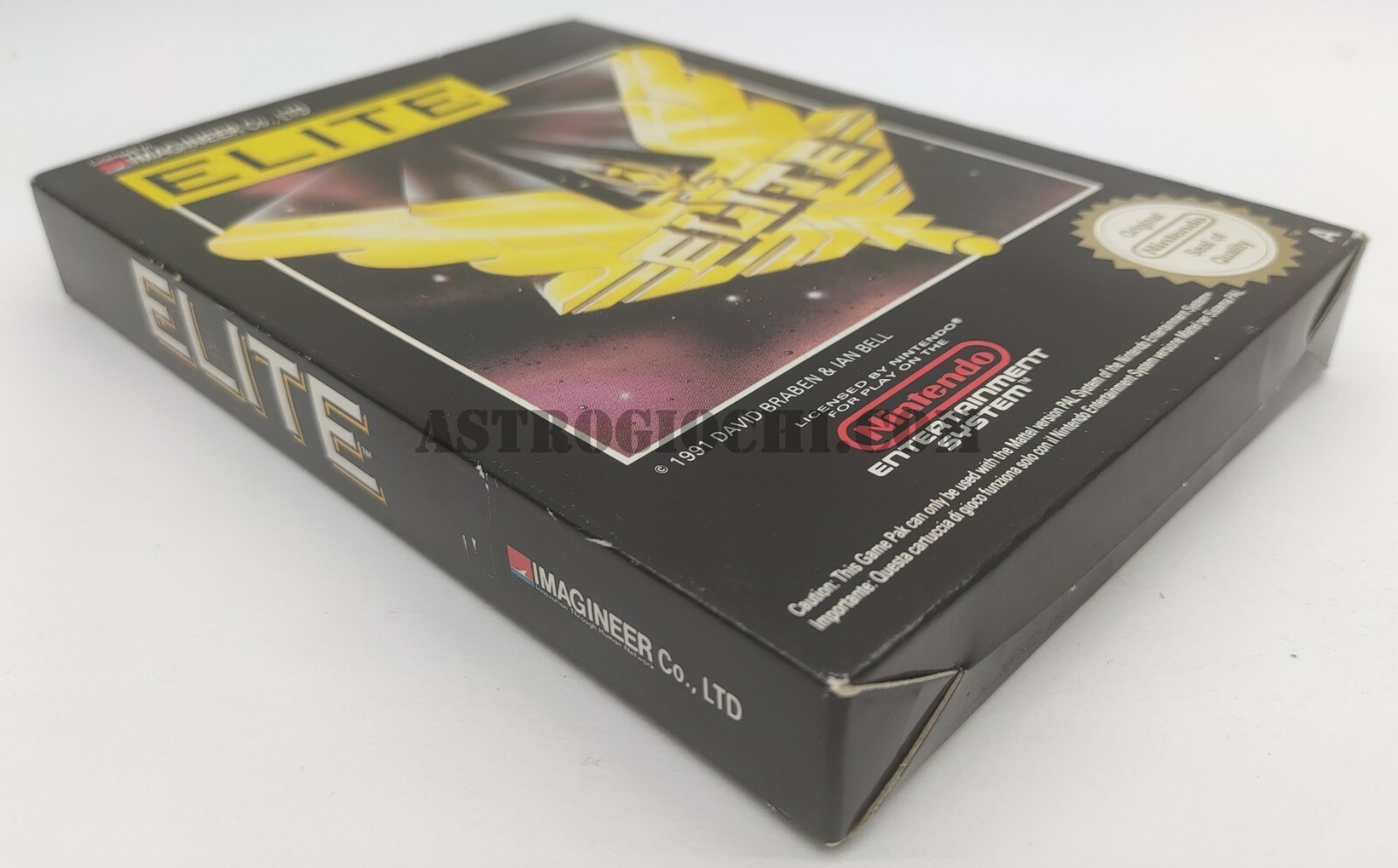 NINTENDO NES ELITE IMAGINEER LTD VINTAGE 1991 RETROGAMES VIDEO GAME GAME NEW