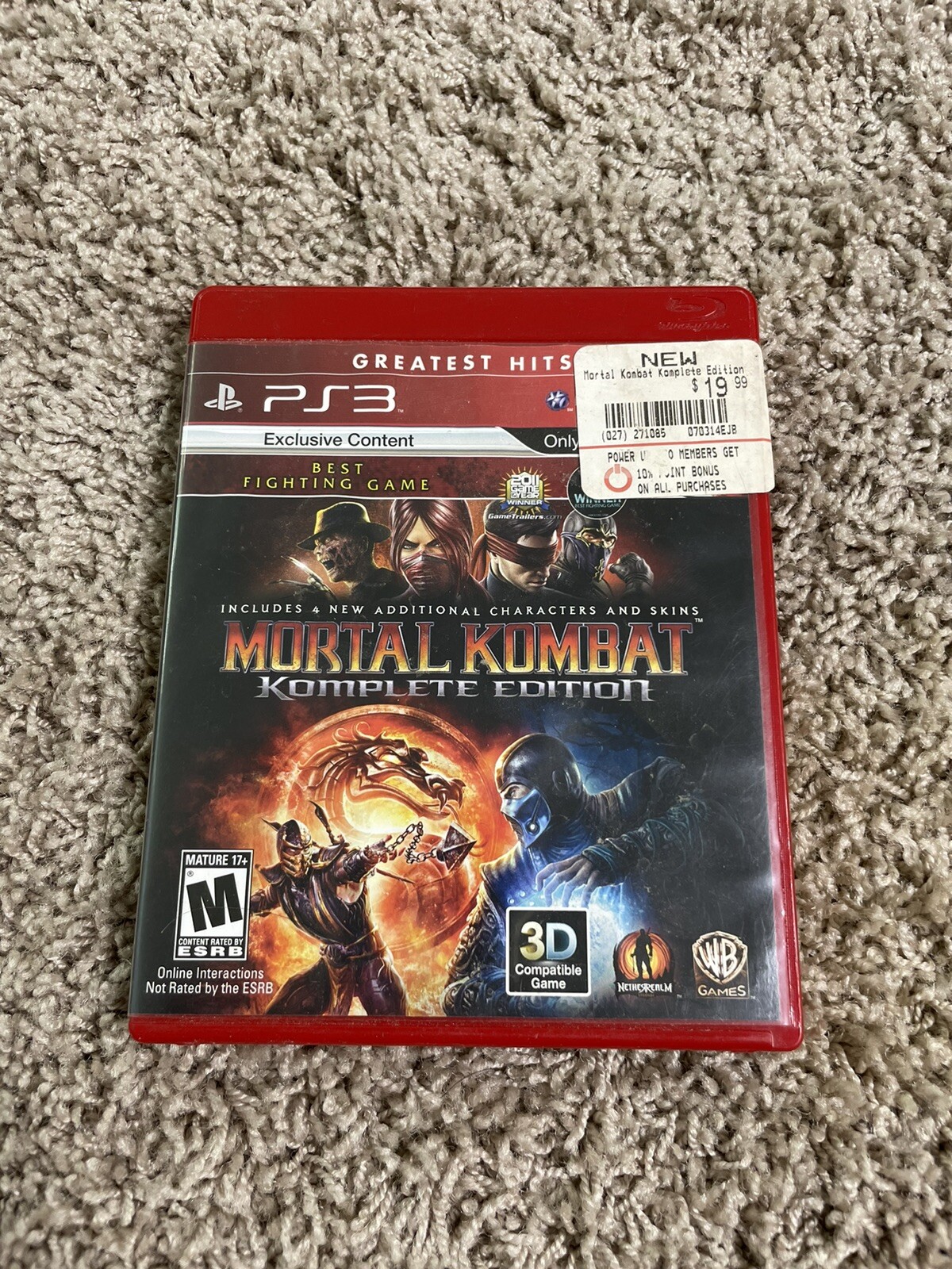 Mortal Kombat Komplete Edition (Sony Playstation 3, PS3) Complete CIB