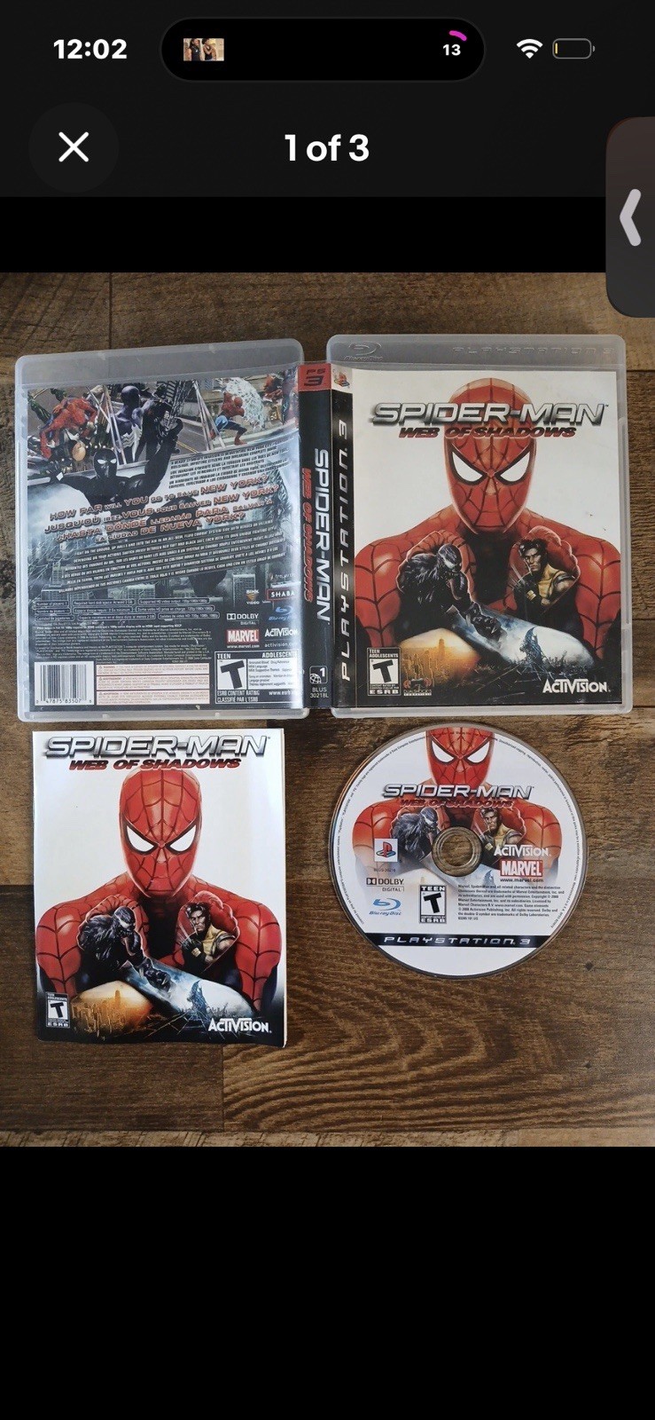 Spider-Man: Web of Shadows Pc :Click the link to see the gameplay