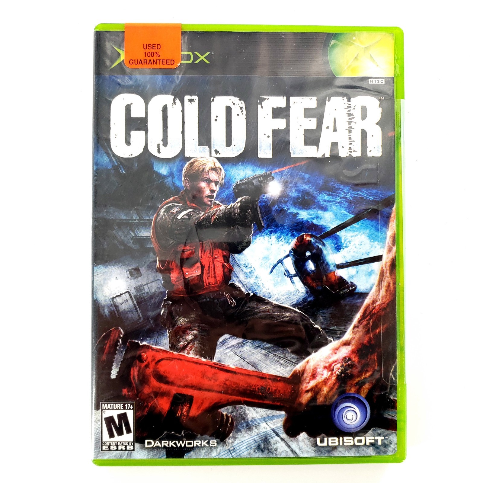 Cold Fear (Microsoft Xbox, 2005) Missing Cellophane New Factory Sticker Seal