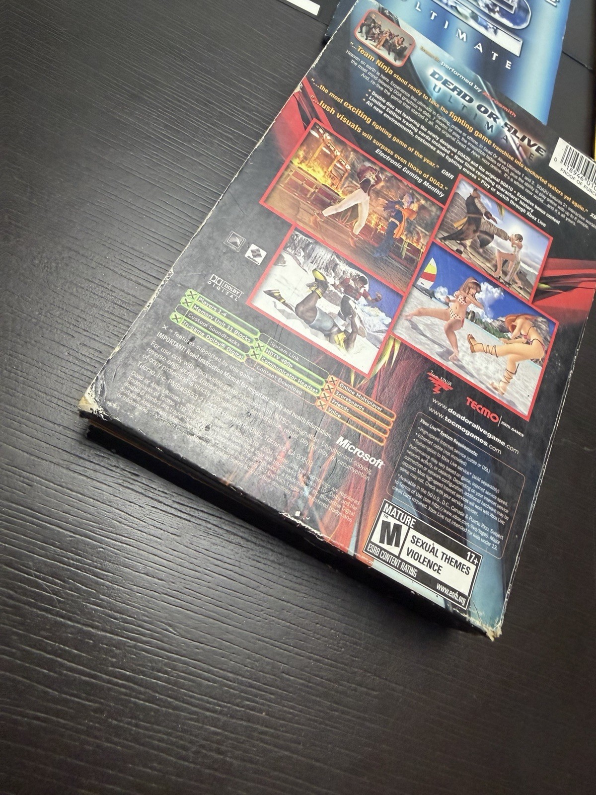 Dead or Alive Ultimate 1 & 2 (Microsoft Xbox, 2004) Complete