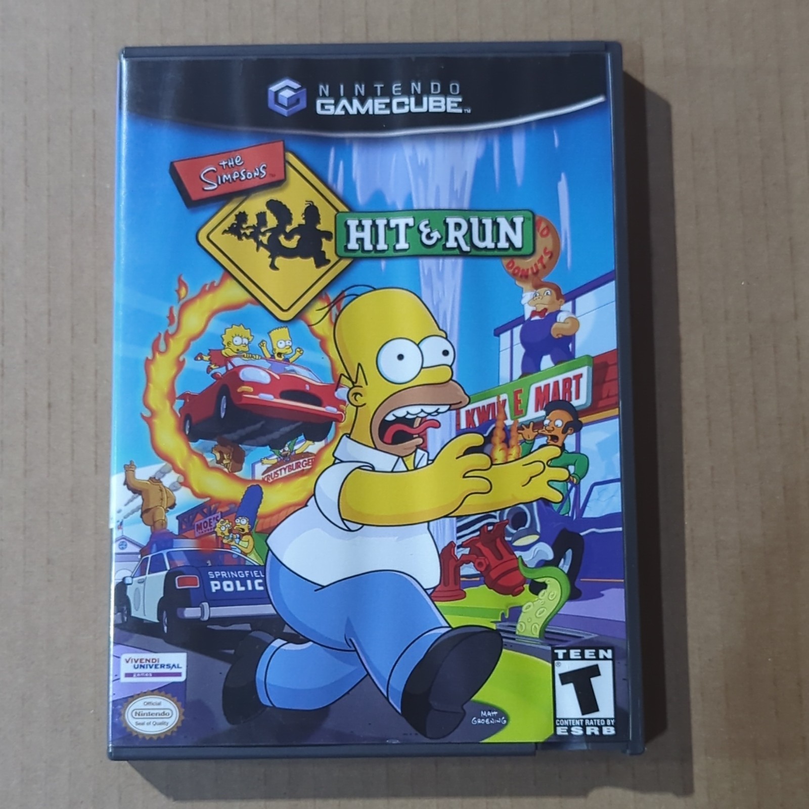 The Simpsons: Hit & Run (Nintendo GameCube, 2003) w/ Case and Manual CIB Tested