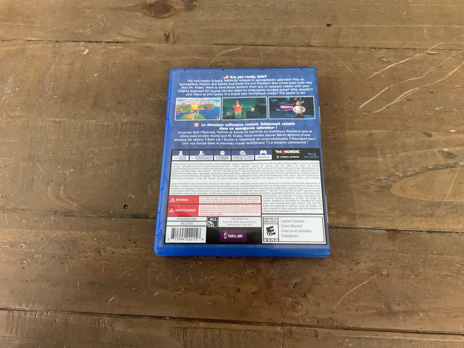 Spongebob Squarepants: Battle for Bikini Bottom Rehydrated – PlayStation 4