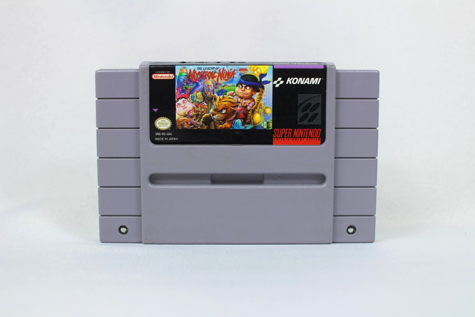 THE LEGEND OF MYSTICAL NINJA SUPER NINTENDO GAME CARTRIDGE ONLY- AUTHENTIC