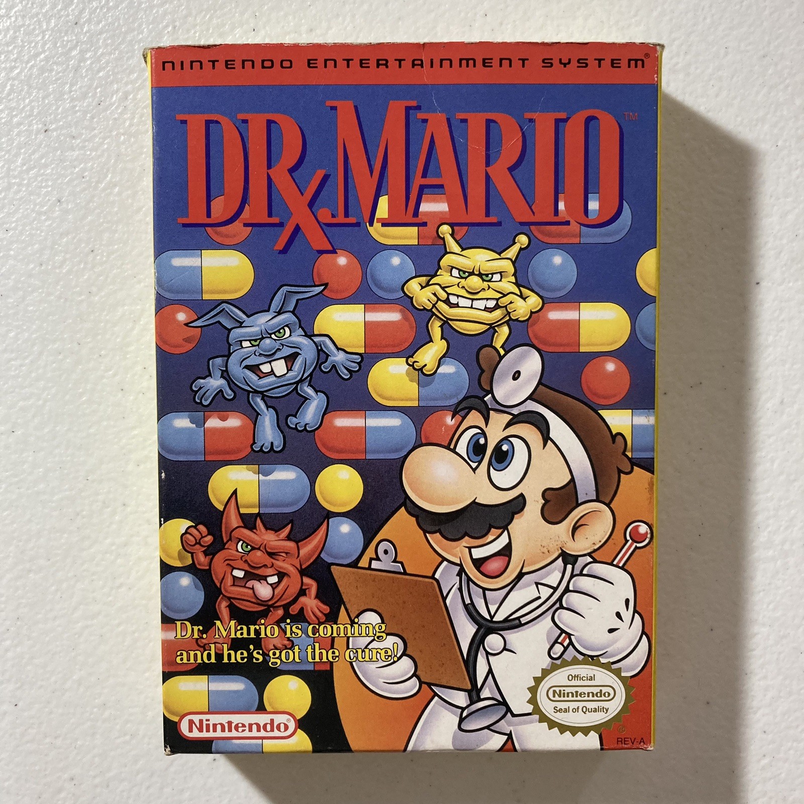 Dr. Mario (Nintendo Entertainment System, 1990) NES CIB Complete In Original Box
