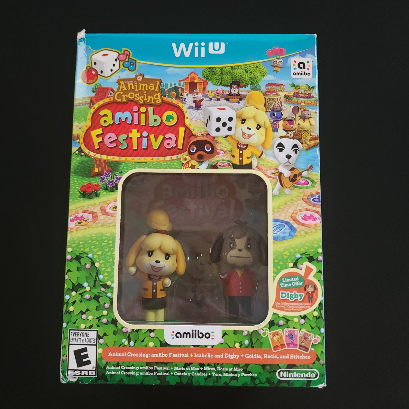 Animal Crossing: Amiibo Festival Bundle (Nintendo Wii U, 2015) Game SEALED