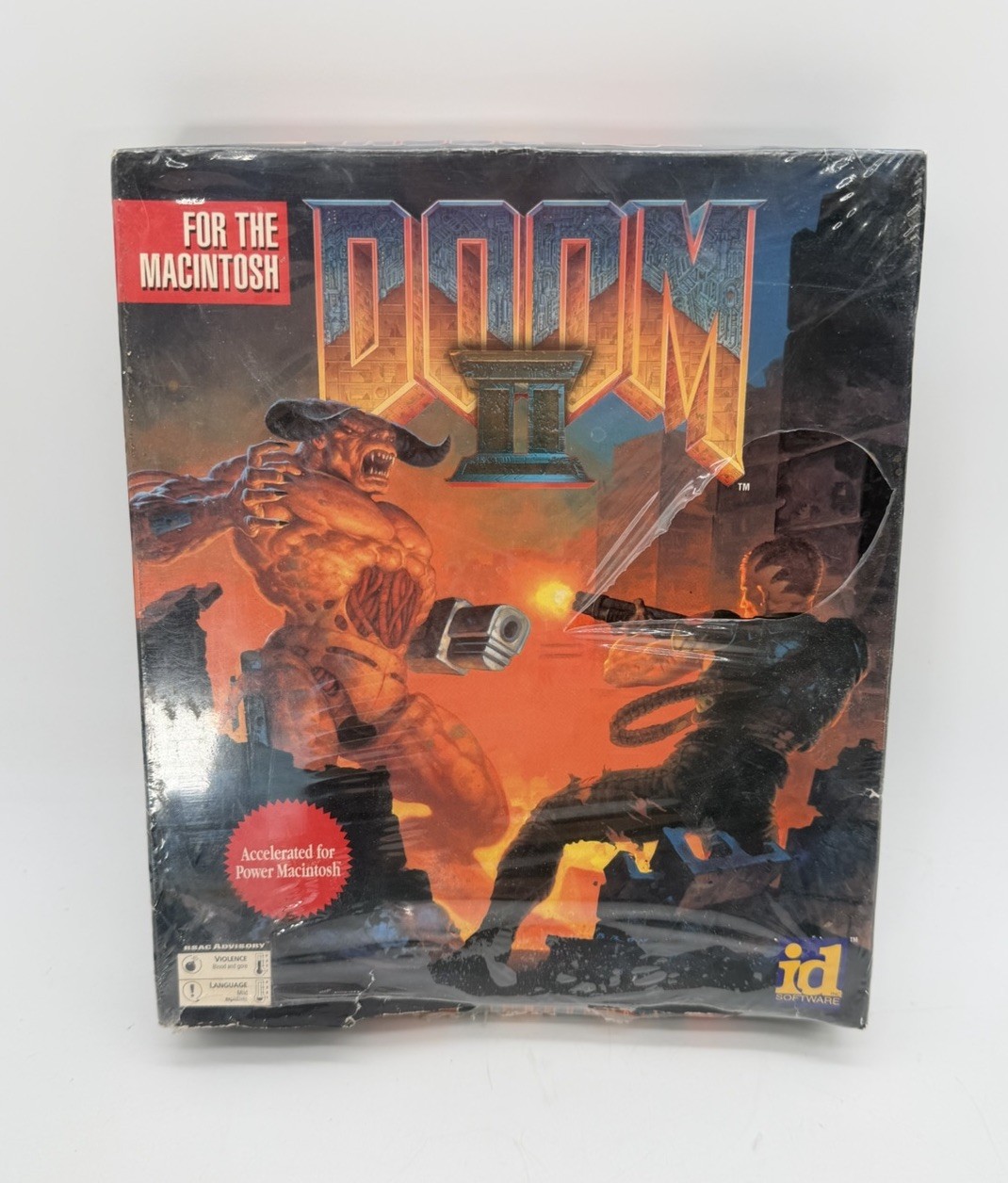 Vintage Doom II 2 ID Software MAC Big Box Game 1994 Factory Sealed NEW NOS