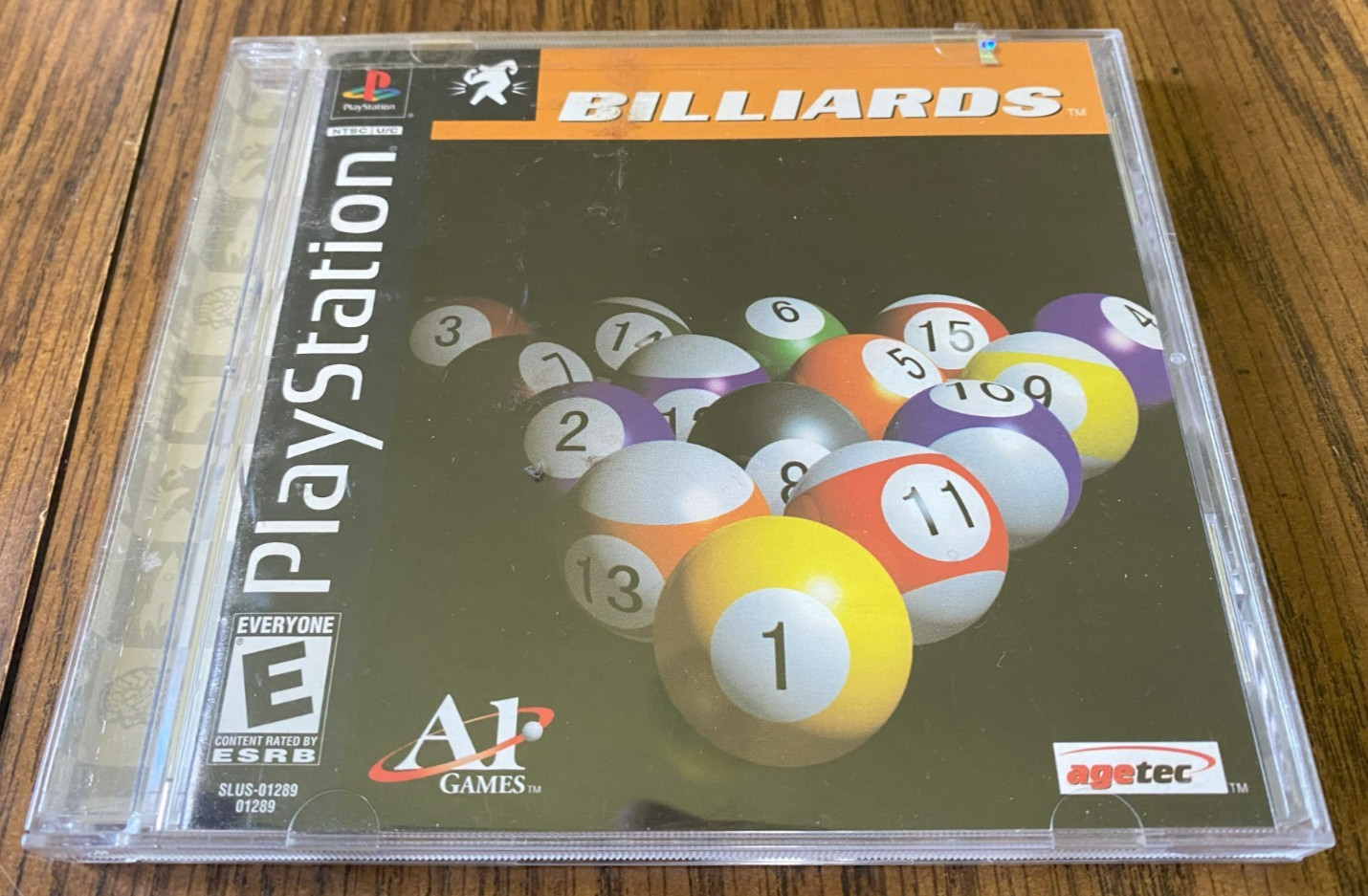 Billiards For The Sony Playstation One