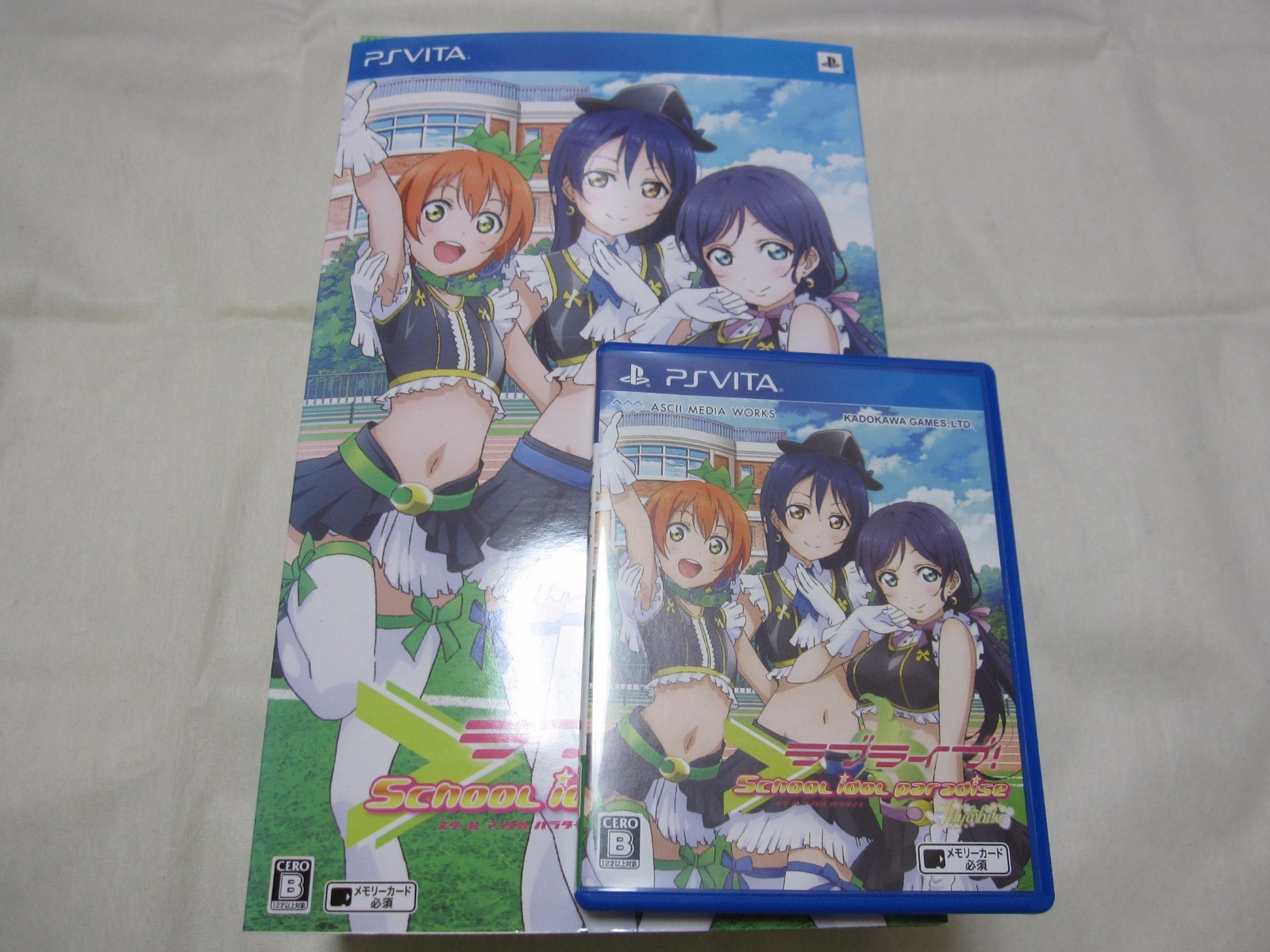 7-14 Days to USA W/Box USED Vita Love Live School idol Paradise Vol3 Lily Japan