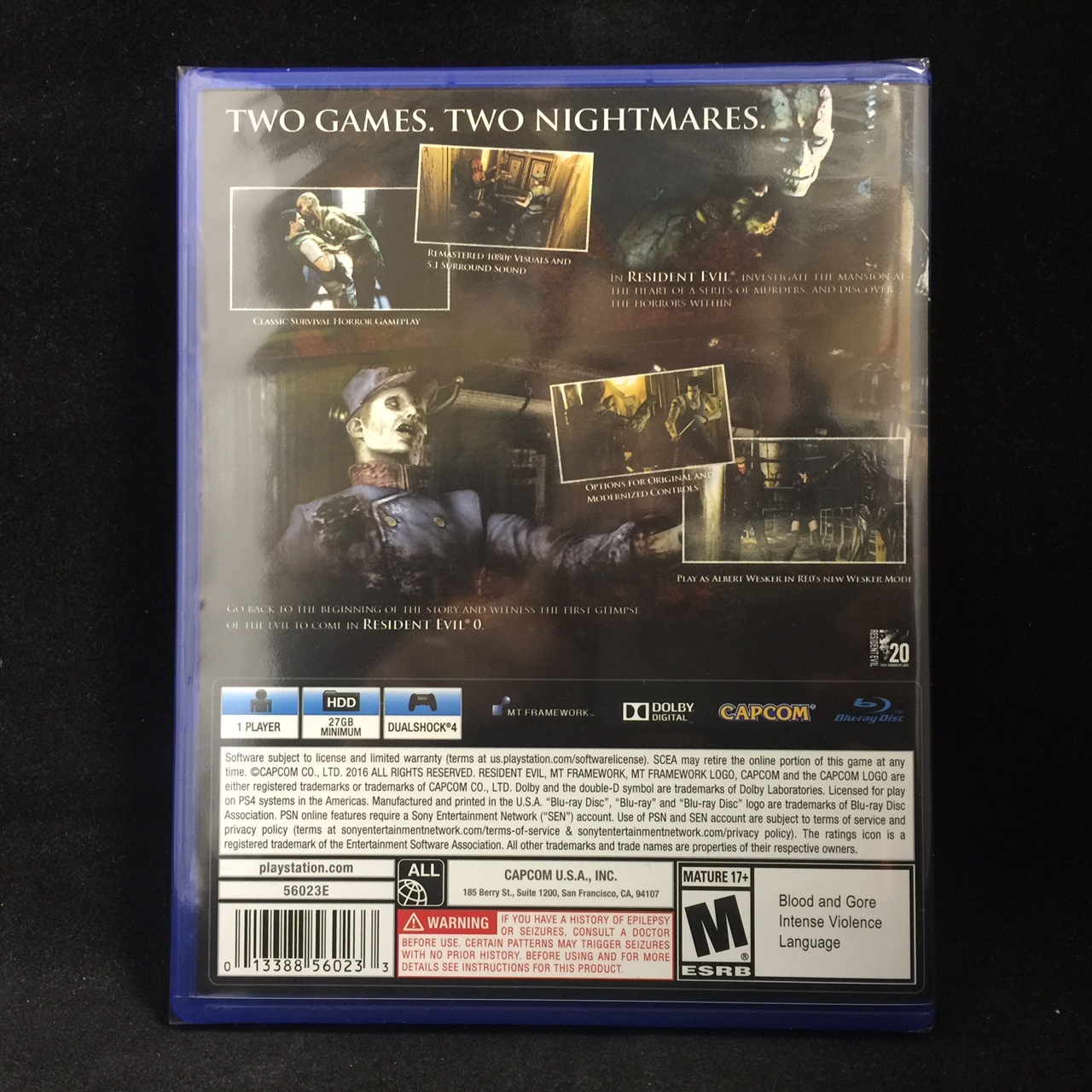 Resident Evil Origins Collection (PlayStation 4) BRAND NEW / Region Free