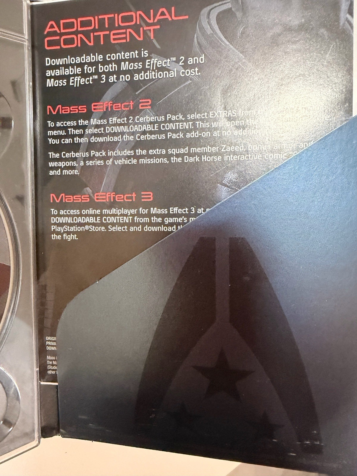 Mass Effect Trilogy (Sony PlayStation 3, 2012)