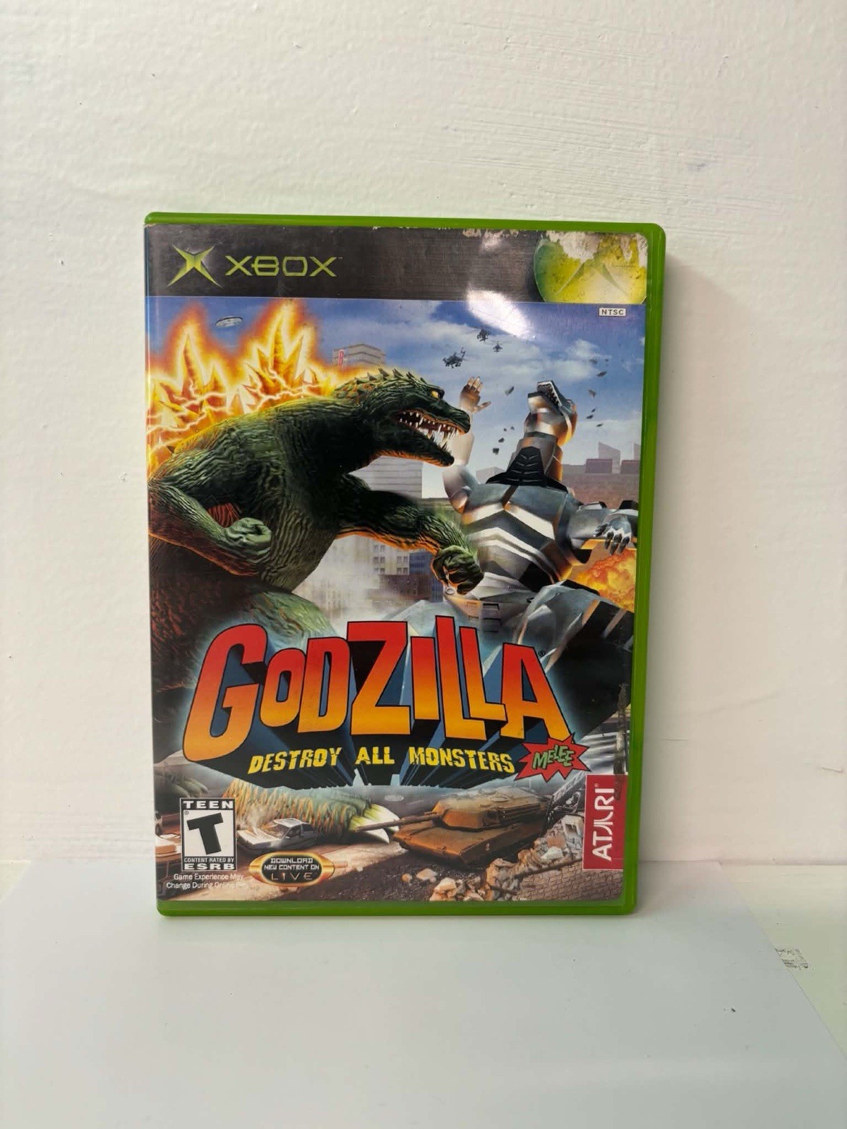 Godzilla: Destroy All Monsters Melee (Microsoft Xbox, 2003) No Manual – Tested