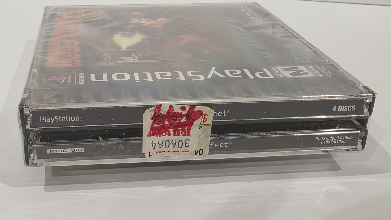 Fear Effect PS1 Factory Sealed Black Label 4 Disc PlayStation Original KB Toys